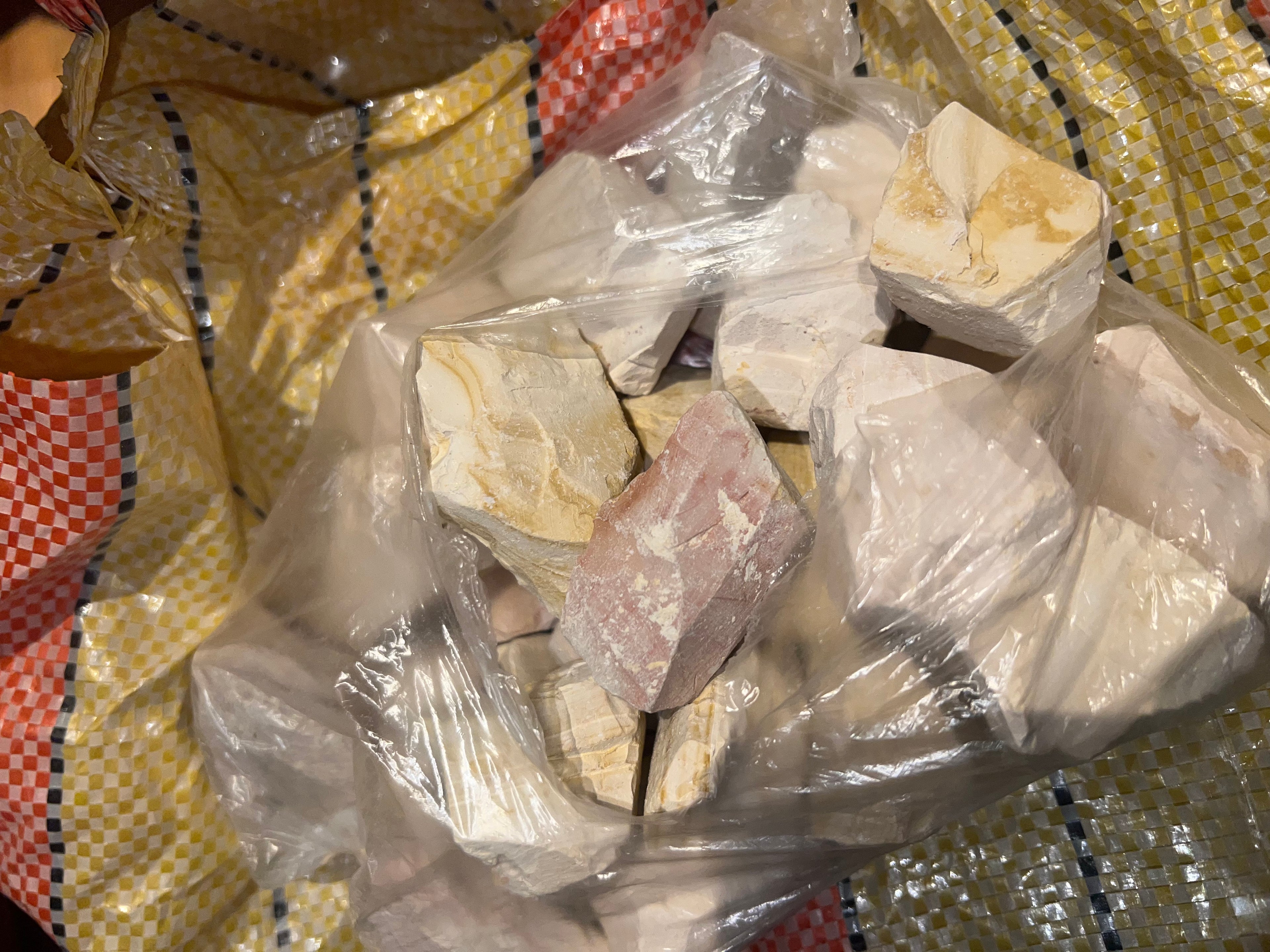 Calaba( Kaolin) 5 pièces