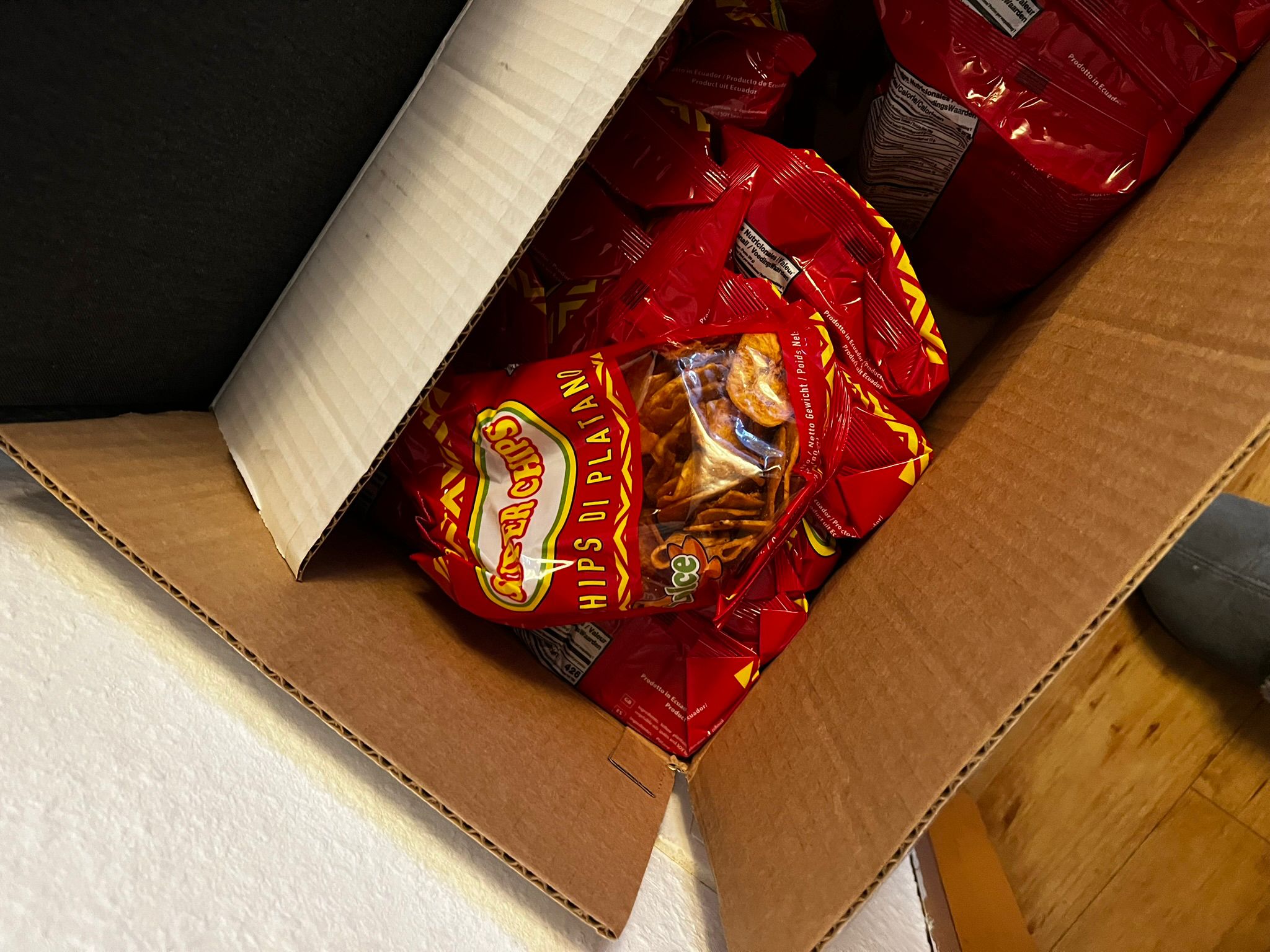 Chips sucrés et salés
